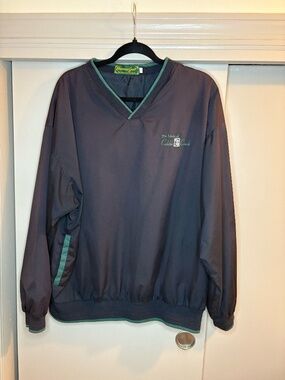 Black golf pullover size large